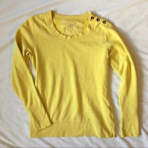 Merona Yellow Pullover Sweatshirt, Size XS